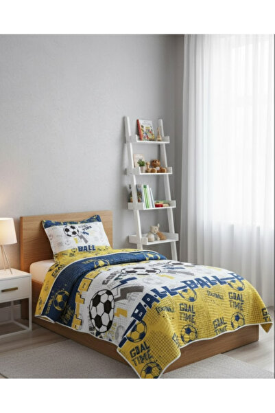 BELENAY HOME Erkek Çocuk Tek Kişilik Yatak Örtüsü Takımı - Pike Set