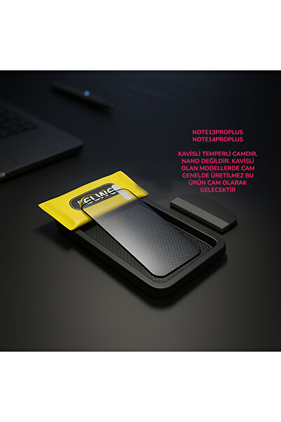 Kılıforyum Redmi Note 13PROPLUS / NOTE14PROPLUS Tam Kaplayan Kavisli Temperli...
