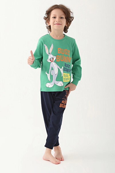 Looney Tunes DVODELNI ODELJAK ZA DEČAKE - BOJA BOROVOG ZELENA