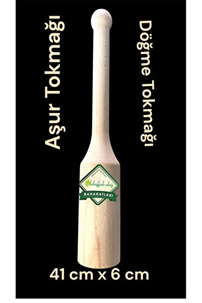 Hacıoğlu baharat Hatay Yöresel Ahşap Herise Aşur Buğday Döğme Keşkek Tokmağı