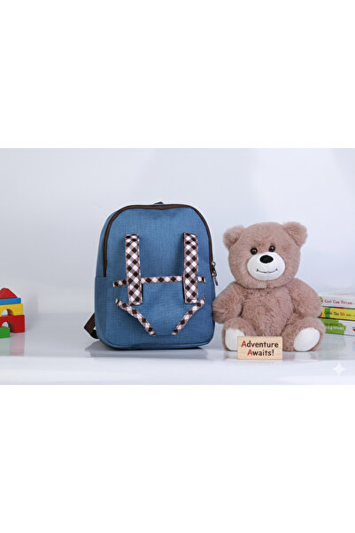 Lapiri Peluş Ayıcık Figürlü Çocuk Sırt Çantası - Sevimli Okul & Ana Okul & Gü...