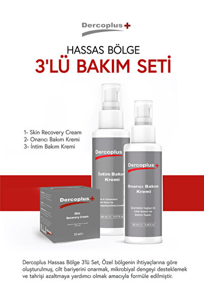 DERCOPLUS Recovery Cream 20ml (35 GR) Intim Bakım Kremi Onarıcı Bakım Kremi