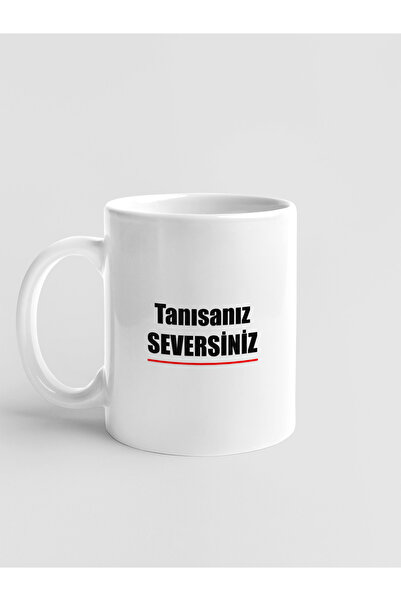 Esprili Komik Porselen Kupa - Tanısanız Seversiniz
