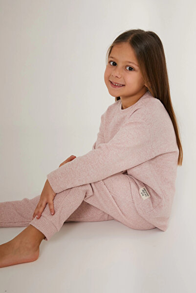 Rolypoly Girl's Pink Long Sleeve Pajama Set