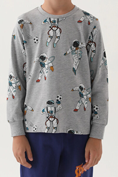 Rolypoly Spacemen Gray Boy Tracksuit Set