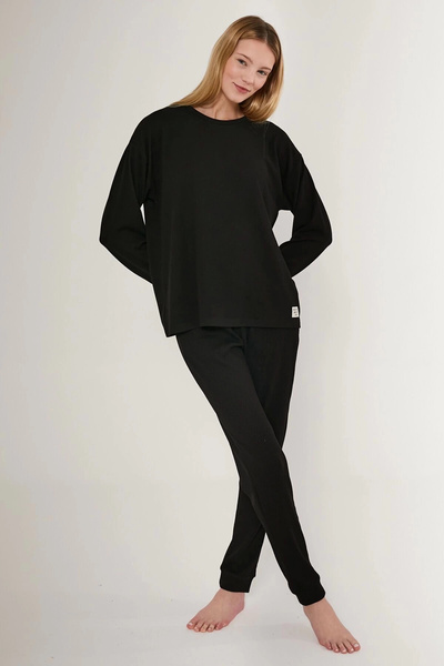 Rolypoly Girl's double set - black