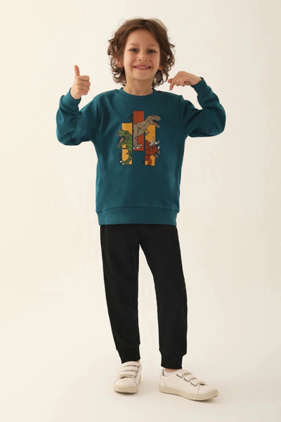 Rolypoly Adventures Blue Boy's Tracksuit Set