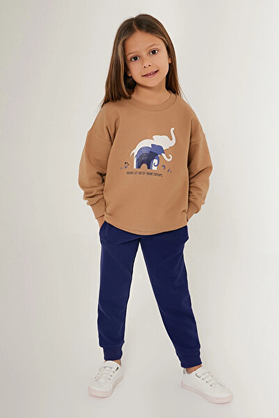 Rolypoly Never Let Go Your Dreams Καφέ Σετ φόρμας για κορίτσια