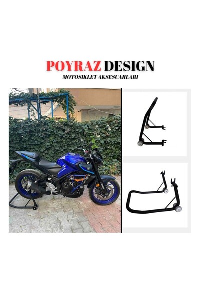 Genel Markalar Motorsiklet Yamaha Mt25 Motosiklet Kaldırma Sehpası Padok SİYA...