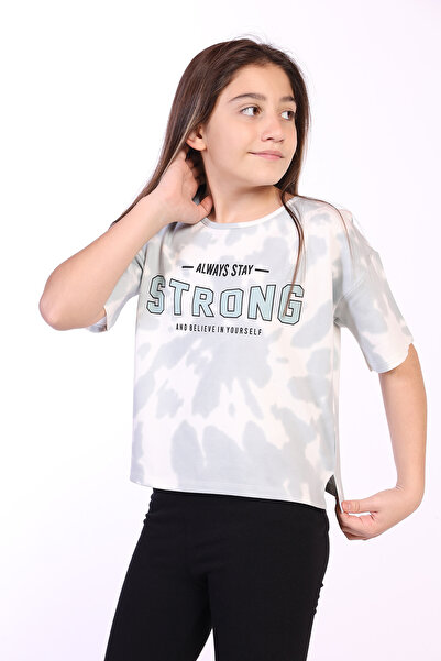 Toontoy Κορίτσι - Μπλουζάκι Strong με τύπωμα Tie-Dye