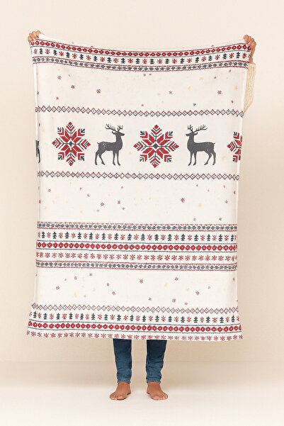 Piloji Soft Thin Fleece Blanket Winter/Christmas Concept Patterned Tv Blanket...