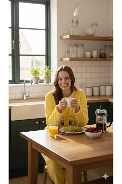 Sude HOMEWEAR Kadın Tweety Peluş Pijama Takımı