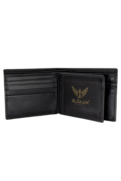 JİLDAAN JILDAAN™ By Namat Bi-Fold Genuine Handcrafted Leather Wallet for Men with RFID, Comes with a Gift