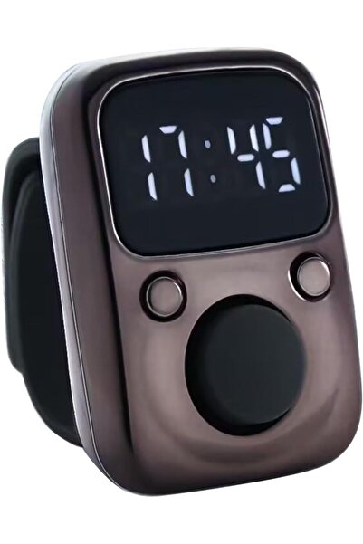 Generic Digital Tasbeeh Zikr Counter Ring With LCD Display Screen Red