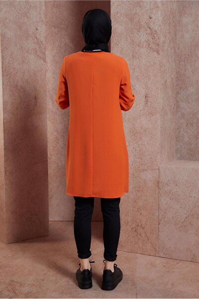 Alvina Tunic 44534 - Zipper Detailed