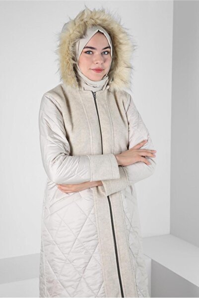 Alvina ÇIKARILABİLİR KAPÜŞONLU KABAN 90426