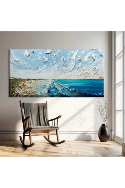 VOGLOO Denizlerin Dalgası Kanvas Tablo