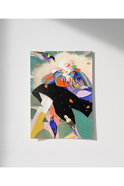 VOGLOO Çerçevesiz Poster Huzurun Sesi