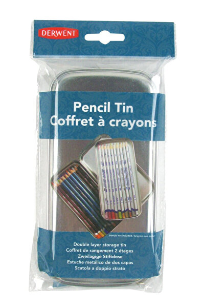 Derwent Penar metalic profesional cu separator argintiu