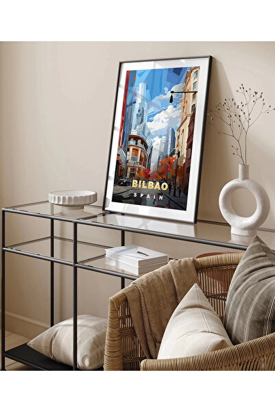 VOGLOO Unframed Poster the City of Modern Art Bilbao