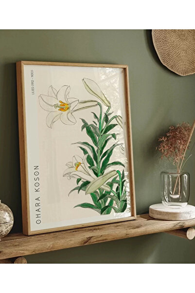 VOGLOO Αφίσα χωρίς πλαίσιο Ohara Koson Lilies