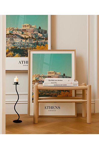 VOGLOO Frameless Poster Ancient and Modern City