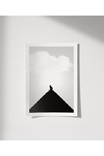 VOGLOO Frameless Poster Breast Facing Cat