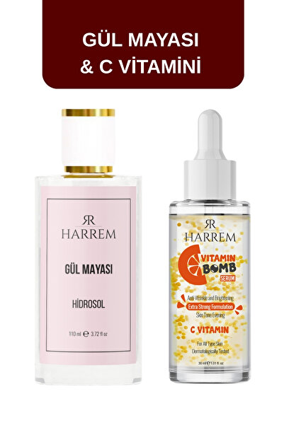 Harrem C Vitamin Serum & Gül Mayası Suyu Seti