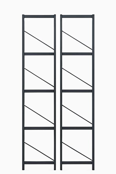 WANDOO Metal Gövdeli Çok Amaçlı 5 Raflı Mutfak Rafı - Beyaz , Düzenleyici Depolama Ünitesi