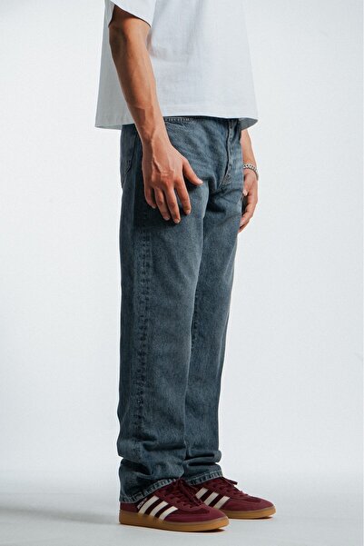 GRJ denim Blue Baggy Fit Men's Jean Pants Us4255Mvk