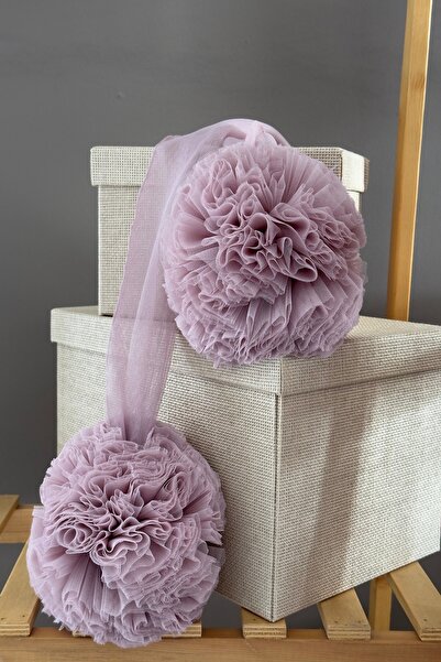 Miniden Рожеві пастельні помпони Cibinlik Аксесуари