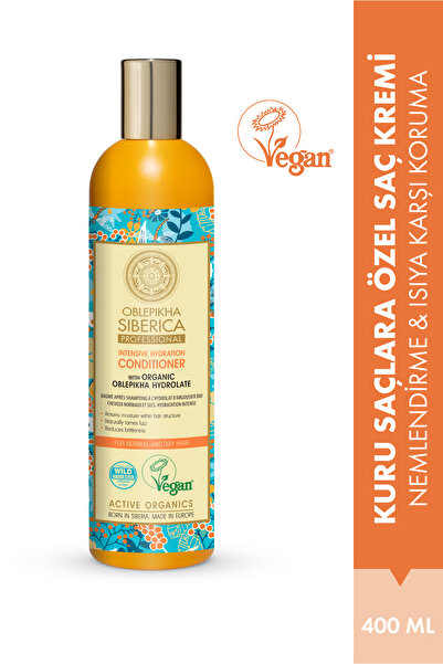Natura Siberica Kuru Saçlara Özel Nemlendirici Saç Kremi 400 ml - Organik Obl...