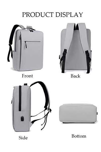 Generic Travel Laptop Backpack Business Anti Theft Slim Durable Computer Backpack with USB Charging Port Wat
