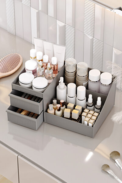 Pufwin Home Elegance Xl Çekmeceli Makyaj Organizeri Kozmetik Takı Parfüm Seru...