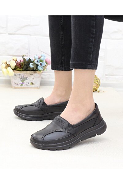 FOREX 1002 Pantofi de damă anatomici cu talpă Faylon neagră de 315 de grame