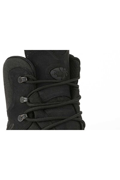 Scooter M 1490 Μαύρες αδιάβροχες ανδρικές στρατιωτικές μπότες Nubuck