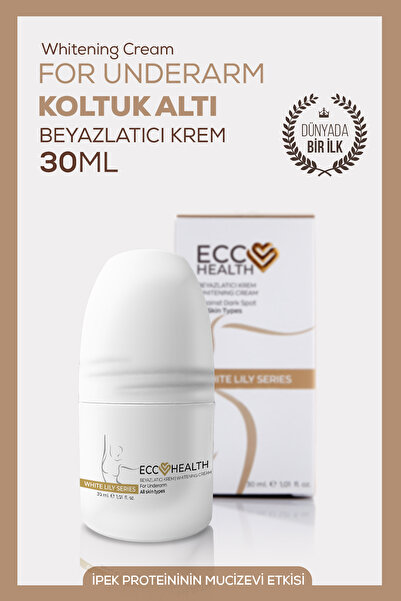 Ecc HEALTH Koltuk Altı Beyazlatıcı Krem, Kararma Karşıtı, Cilt Beyazlatıcı Ba...