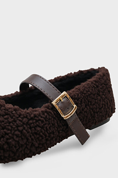 Capone Outfitters Kasey Furry Women's Ballet Flats