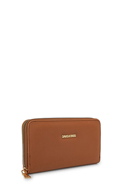 David Jones Women's Large Wallet & Card Holder, Soft Leather Portfolio Zippered Wallet with Phone and Coin Compartment