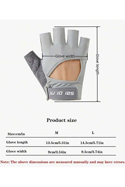 Cuken Gym Hand Gloves, Anti-Skid Wear-Resistant Breathable for Weight Lifting