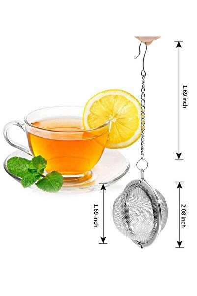 Cuken Tea Infuser Strainers, 2 Pieces Stainless Steel Mesh Ball for Loose Leaf Tea