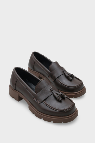 Capone Outfitters Elga Trak Жіночі лофери з китицями на підошві