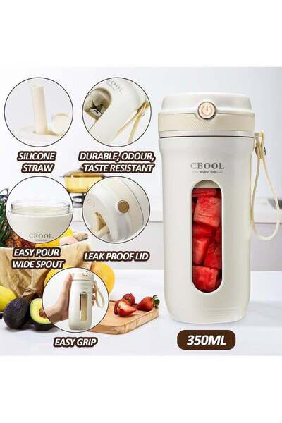 CEOOL Acrylic Pen Holder 3 Compartments - Clear Pencil & Makeup Brush Organizer