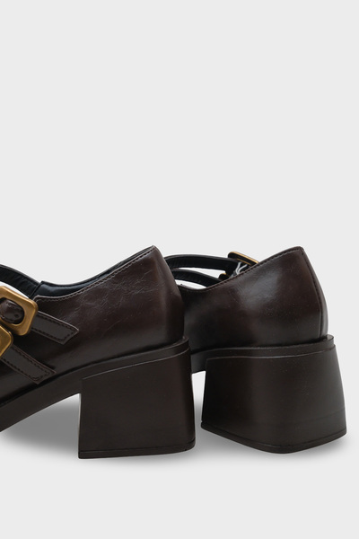 Capone Outfitters Дамски обувки с двойна катарама Mary Jane