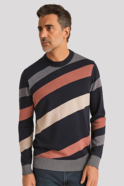 NCS Men's Crew Neck Knitwear Navy Blue 3759