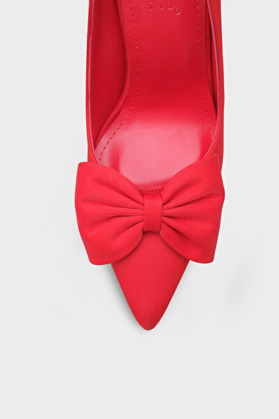 Capone Outfitters Trace High Heeled Bow Satin Women's Stylish Evening Dress Shoes