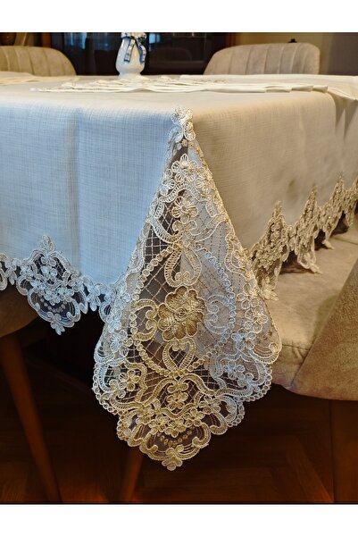 Cömert's مفرش طاولة مينيرفا 12 قطعة 160 × 220