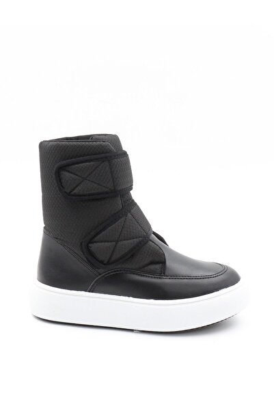 Pinokyo Kongo Siyah 31-35 Cırtlı Sıcak Astar Çocuk Bot