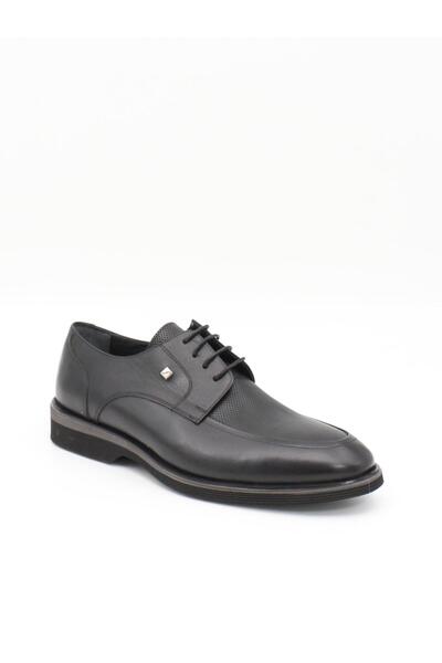Fosco 2953 Black Genuine Leather Eva Sole Men's Shoes