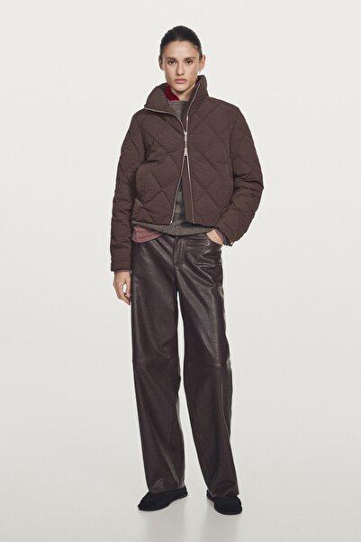 Massimo Dutti Su itici kısa şişme mont